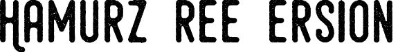 Hamurz Free Version font - Hamurz Free Version.ttf