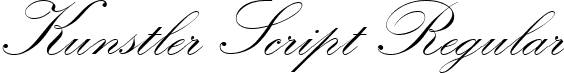 Kunstler Script Regular font - KUNSTLER.TTF