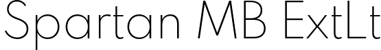 Spartan MB ExtLt font - SpartanMB-ExtraLight.otf