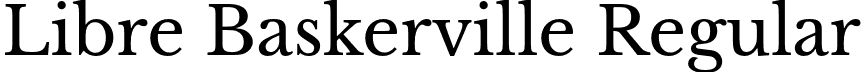 Libre Baskerville Regular font - LibreBaskerville-Regular.otf