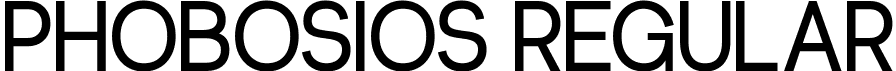 Phobosios Regular font - Phobosios.otf