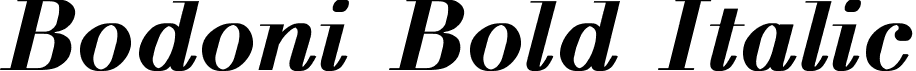 Bodoni Bold Italic font - BODONI-T.TTF