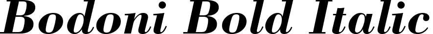 Bodoni Bold Italic font - bodonibi.ttf