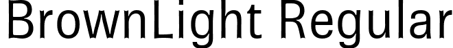 BrownLight Regular font - BrownLight Regular.ttf