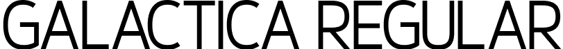 Galactica Regular font - Galactica.otf