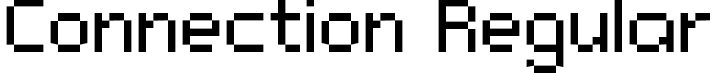 Connection Regular font - Connection.otf