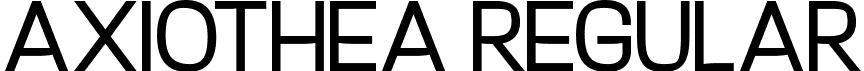 Axiothea Regular font - Axiothea.ttf