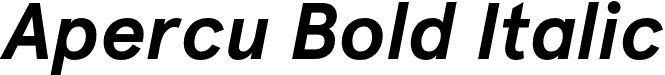 Apercu Bold Italic font - Apercu Bold Italic.otf