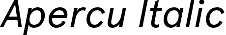 Apercu Italic font - Apercu Italic.otf