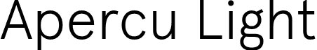 Apercu Light font - Apercu Light.otf