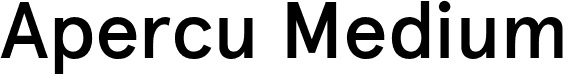 Apercu Medium font - Apercu Medium.otf