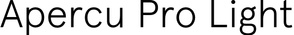 Apercu Pro Light font - Apercu Pro Light.otf