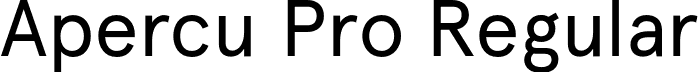 Apercu Pro Regular font - Apercu Pro Regular.otf