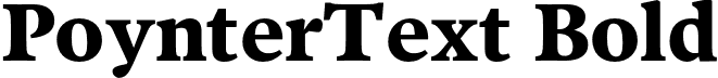 PoynterText Bold font - PoynterText-Bold.ttf