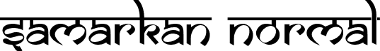 Samarkan Normal font - SAMARN__.TTF