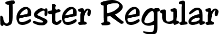 Jester Regular font - Jester.ttf