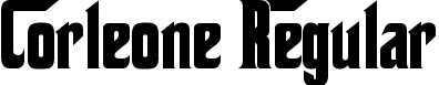 Corleone Regular font - Corleone.TTF