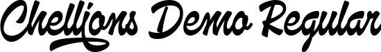 Chellions Demo Regular font - chellionsdemoregular-r9djv.ttf