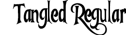 Tangled Regular font - Tangled.ttf