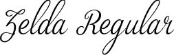 Zelda Regular font - Zelda.otf