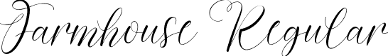 Farmhouse Regular font - Farmhouse.ttf