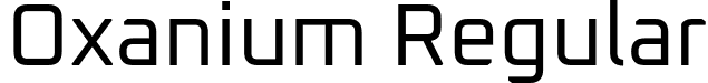 Oxanium Regular font - Oxanium-Regular.ttf