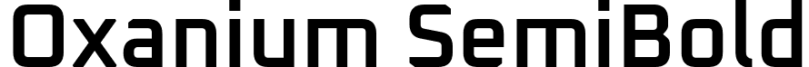 Oxanium SemiBold font - Oxanium-SemiBold.ttf