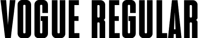 Vogue Regular font - Vogue.otf