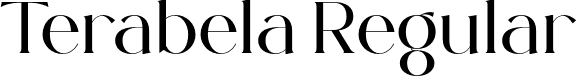 Terabela Regular font - terabela-regular.otf