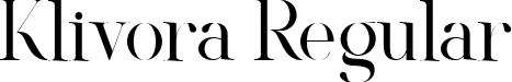 Klivora Regular font - klivora-if67009857cf91a.otf