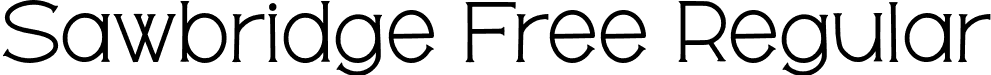 Sawbridge Free Regular font - Sawbridge Free.otf