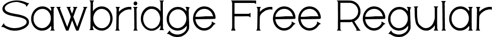 Sawbridge Free Regular font - Sawbridge Free.ttf