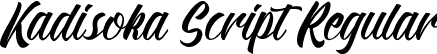 Kadisoka Script Regular font - kadisoka_script_demo.ttf