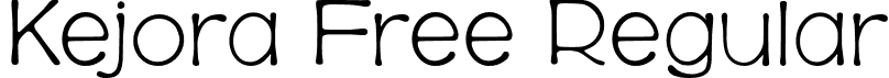 Kejora Free Regular font - Kejora Free.otf