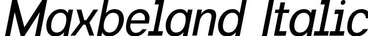 Maxbeland Italic font - Maxbeland-Italic.otf