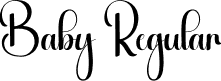 Baby Regular font - Baby.otf