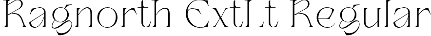 Ragnorth ExtLt Regular font - Wagon-ExtraLight.otf