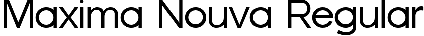 Maxima Nouva Regular font - MaximaNouva-Regular.ttf