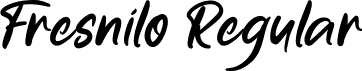 Fresnilo Regular font - Fresnilo.ttf