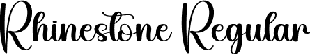 Rhinestone Regular font - Rhinestone.otf