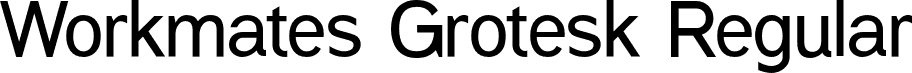 Workmates Grotesk Regular font - WorkmatesGrotesk-Regular.otf