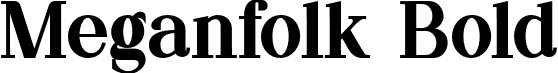 Meganfolk Bold font - Meganfolk-Bold.otf