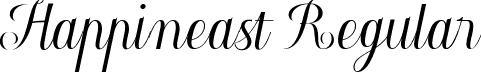 Happineast Regular font - Happineast.ttf