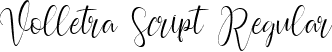 Volletra Script Regular font - volletra_script-webfont.ttf