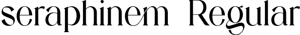 seraphinem Regular font - seraphinem.otf