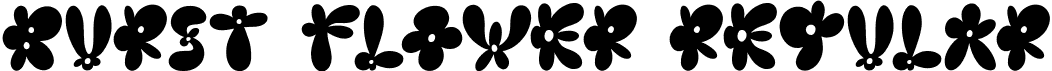 Burst Flower Regular font - Burst-Flower.ttf