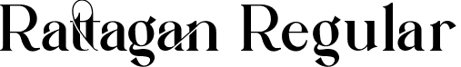 Rattagan Regular font - Rattagan.otf