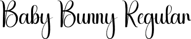 Baby Bunny Regular font - Baby-Bunny.otf