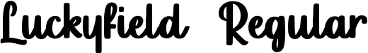 Luckyfield Regular font - Luckyfield Regular.ttf