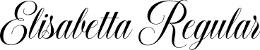 Elisabetta Regular font - Elisabetta.otf